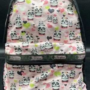 LeSportsac Pink Panda Kids Backpack